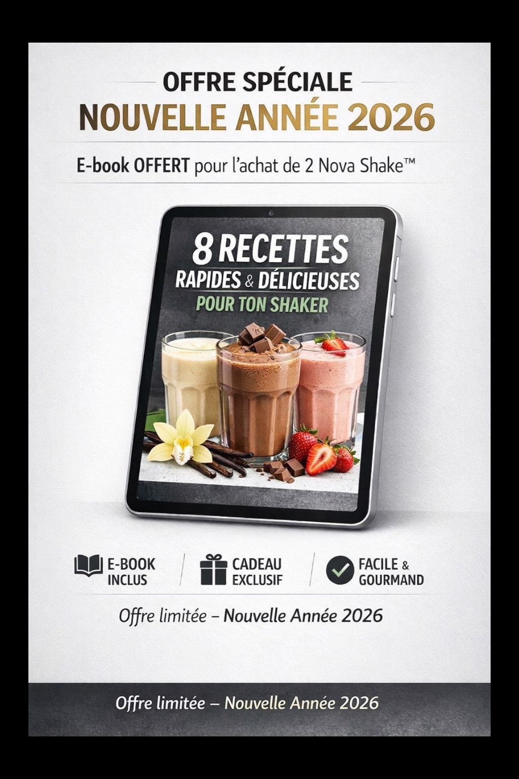 NovaShake™ – Le shaker automatique nouvelle génération