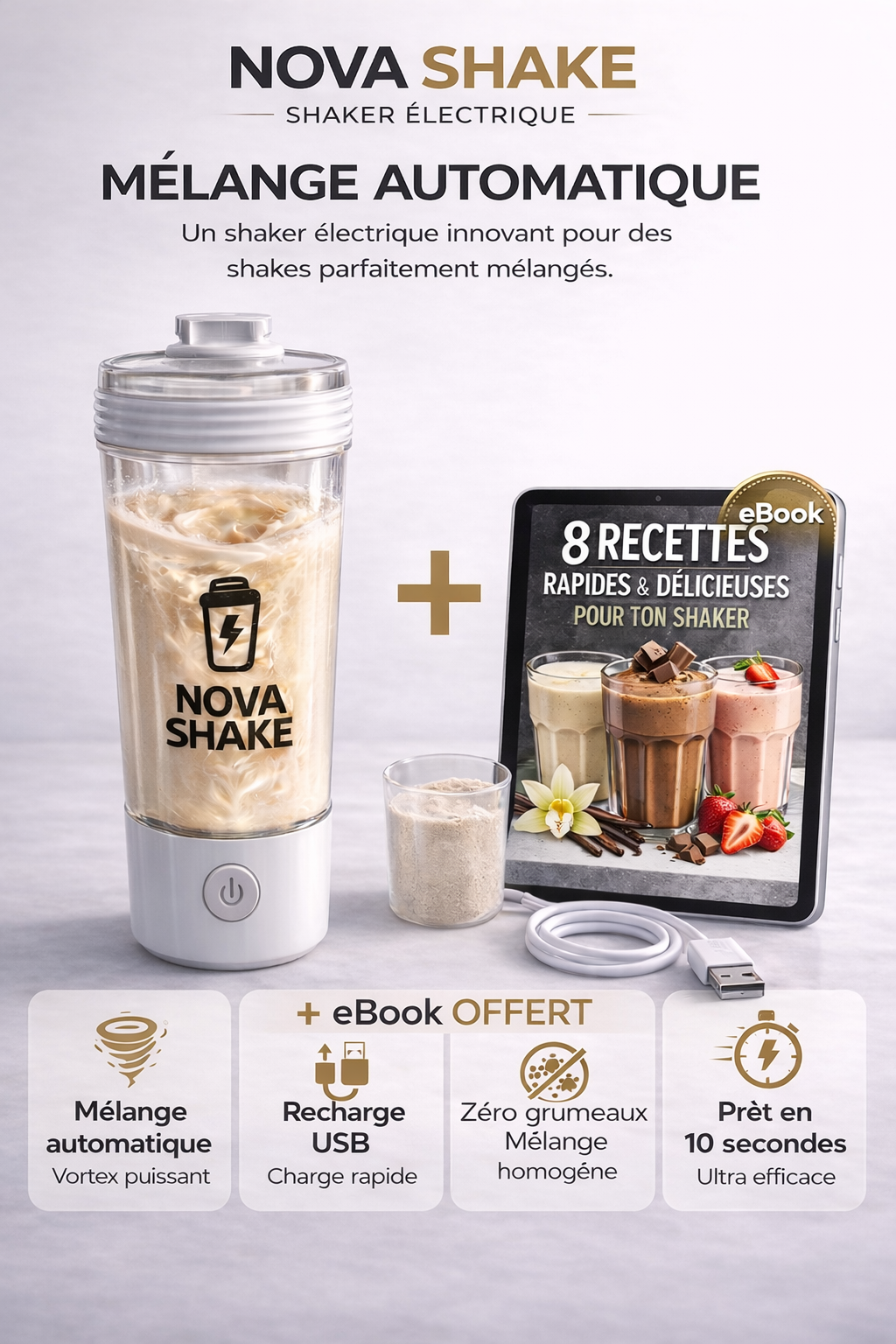 NovaShake™ – Le shaker automatique nouvelle génération
